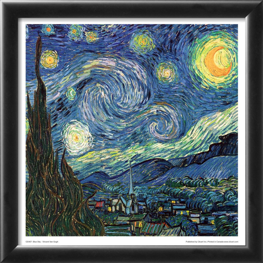 Blue Sky - Van Gogh Painting On Canvas